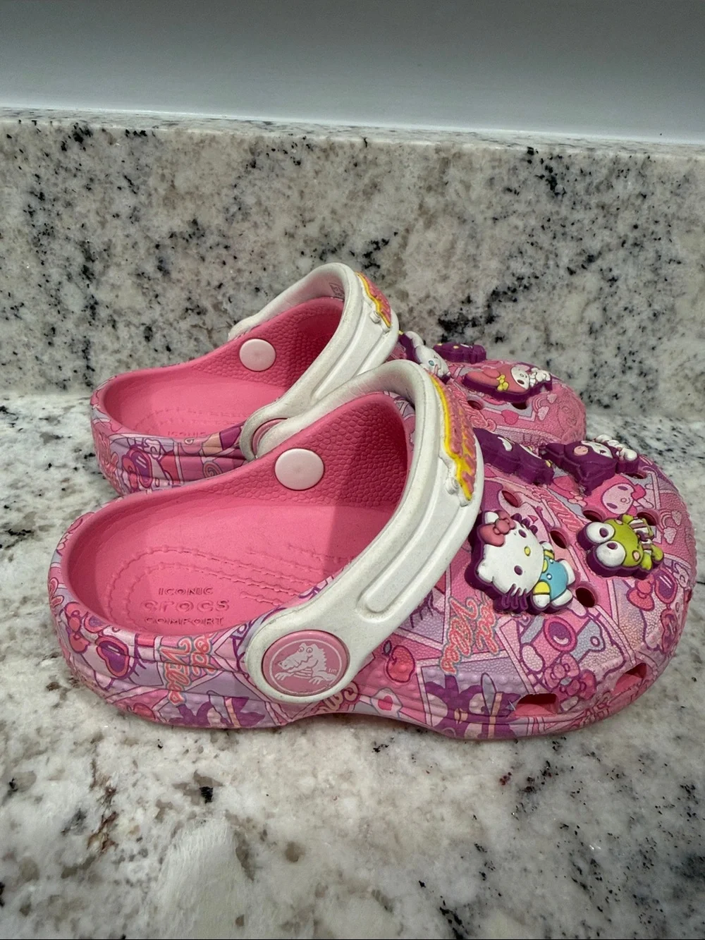 Sanrio Hello Kitty and Friends Character Closed Toe Crocs- Girls C7